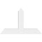 Ekena Millwork Portland Architectural Grade PVC Gable Bracket, 48"W x 30"H x 4"D x 6"F, 15/12 Pitch GBP048X30X0406POR00 - alternate 3